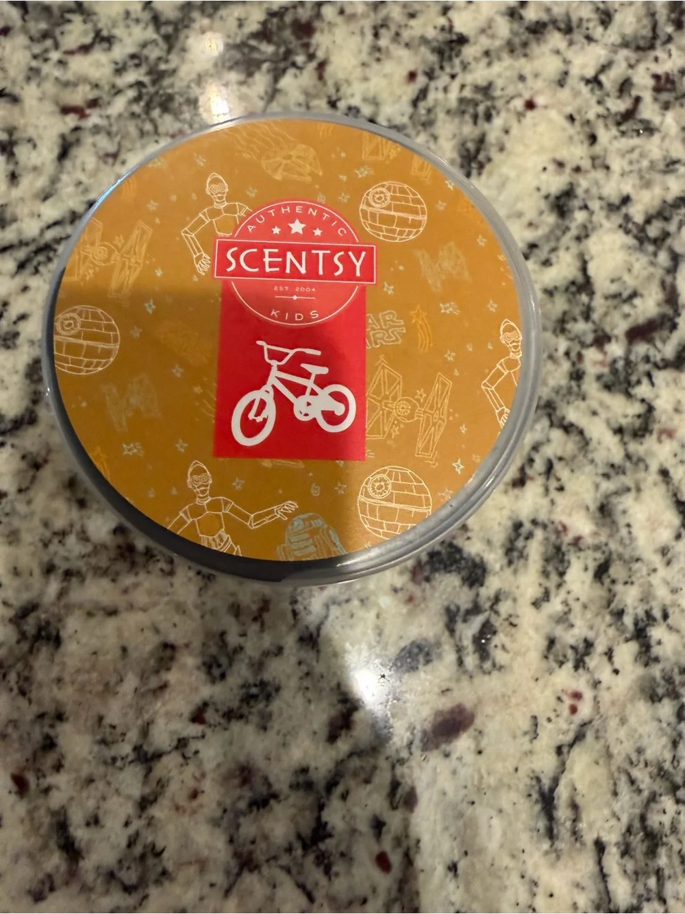 Scentsy C-3PO Buddy Clip - Gold and Blue Accent